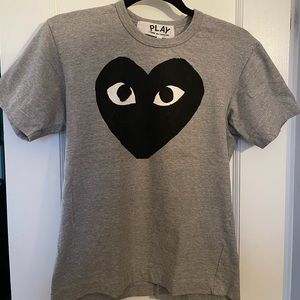 Comme Des Garçons PLAY Grey T-Shirt